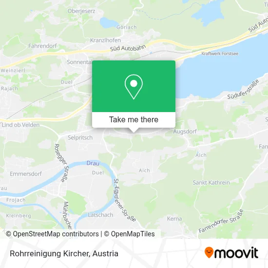 Rohrreinigung Kircher map