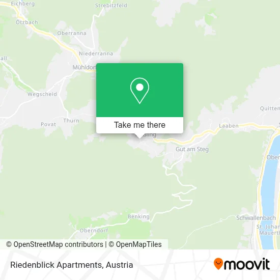 Riedenblick Apartments map