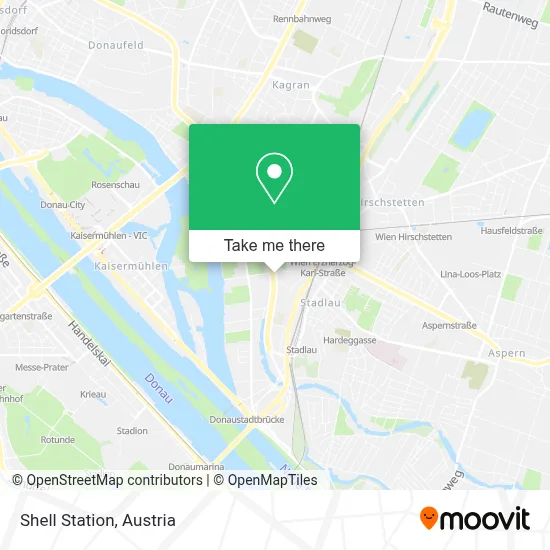Shell Station map