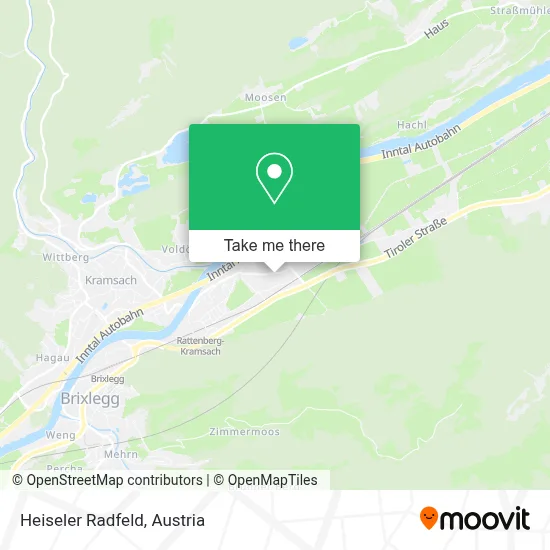 Heiseler Radfeld map