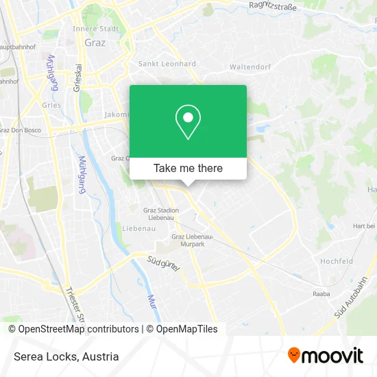 Serea Locks map