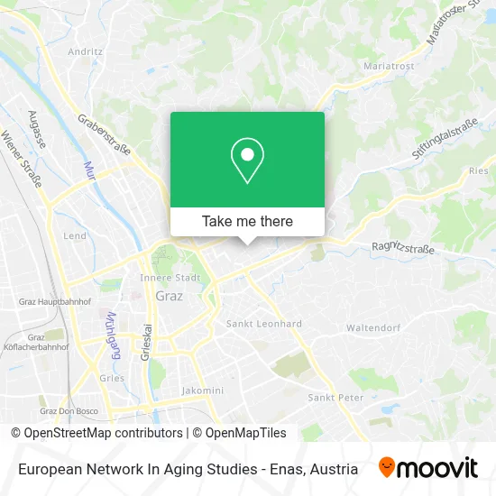 European Network In Aging Studies - Enas map