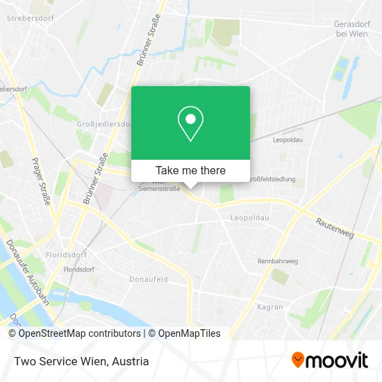 Two Service Wien map