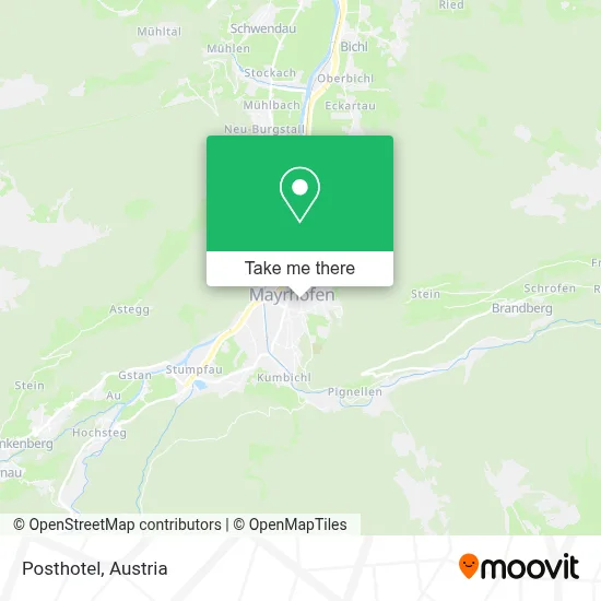Posthotel map