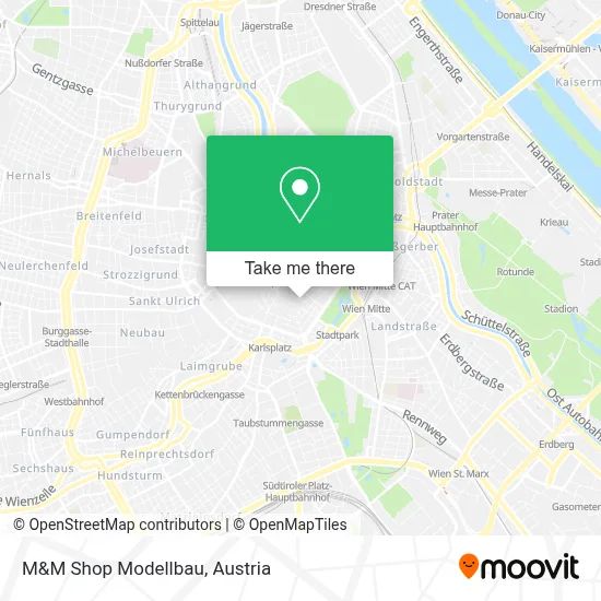 M&M Shop Modellbau map