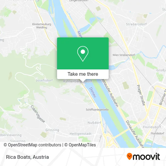 Rica Boats map