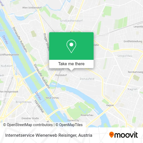 Internetservice Wienerweb Reisinger map