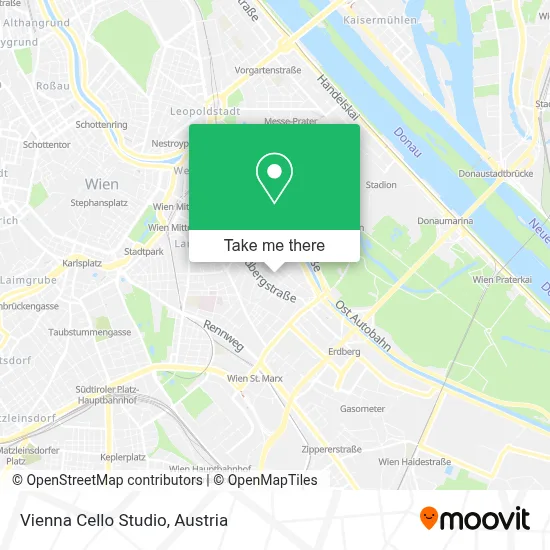 Vienna Cello Studio map