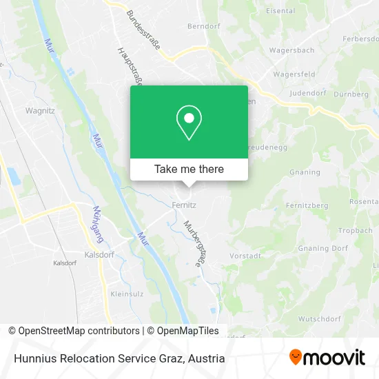 Hunnius Relocation Service Graz map