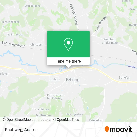 Raabweg map
