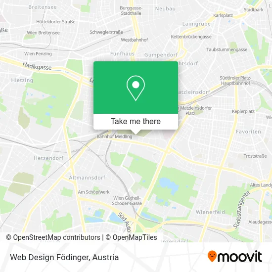 Web Design Födinger map