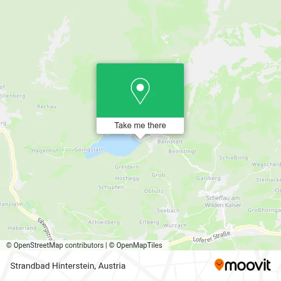 Strandbad Hinterstein map