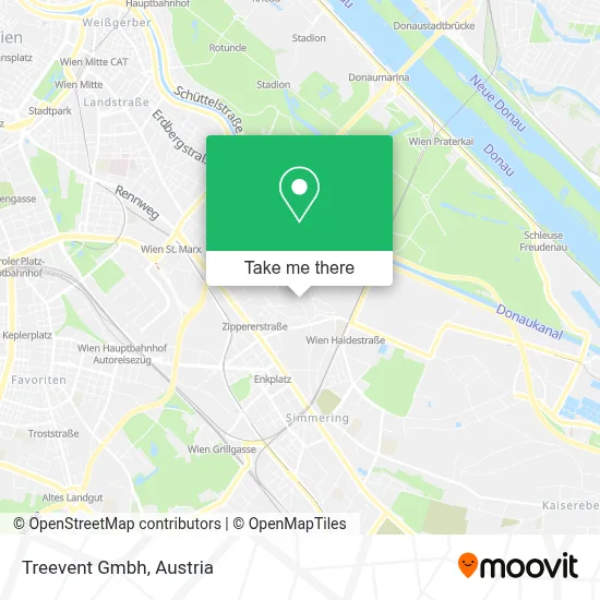 Treevent Gmbh map
