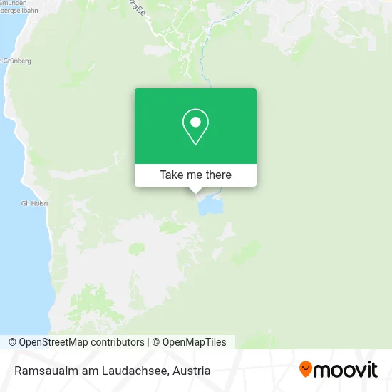 Ramsaualm am Laudachsee map