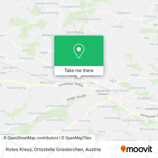 Rotes Kreuz, Ortsstelle Grieskirchen map