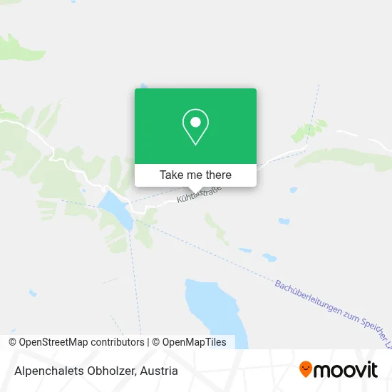 Alpenchalets Obholzer map