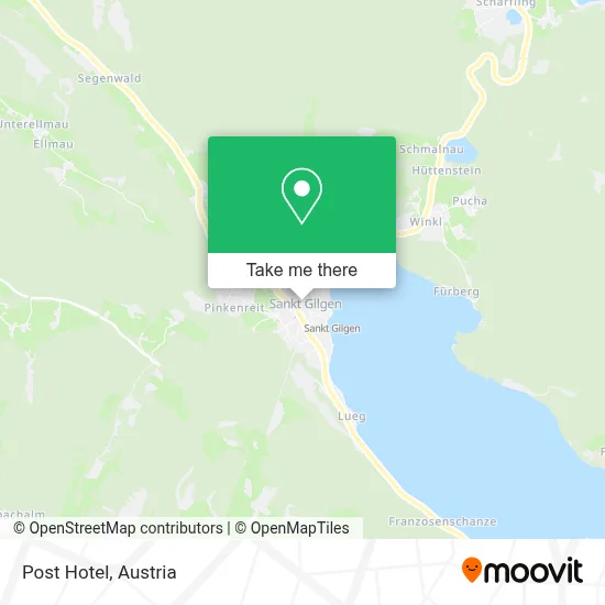 Hotel Post map