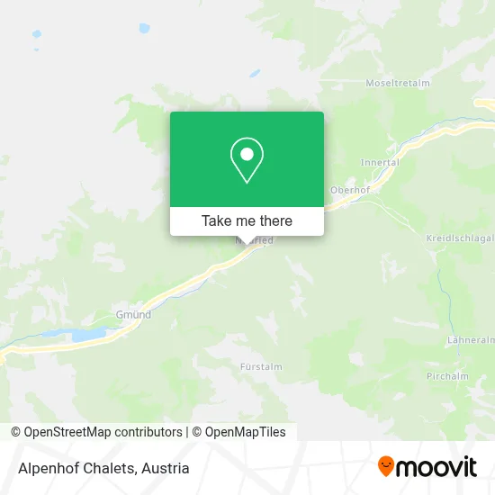 Alpenhof Chalets map