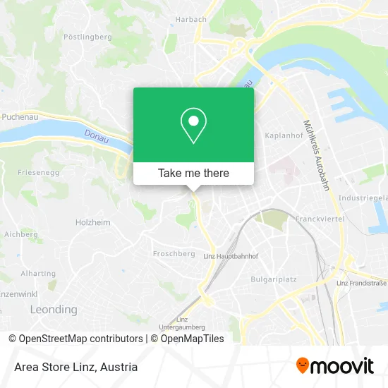 Area Store Linz map