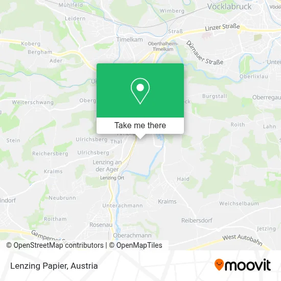 Lenzing Papier map