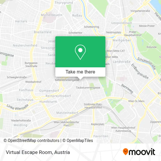 Virtual Escape Room map