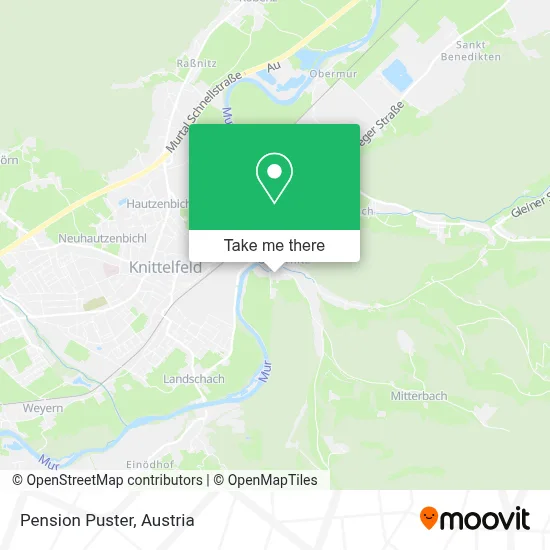 Pension Puster map