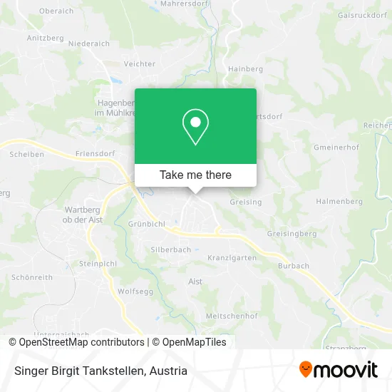 Singer Birgit Tankstellen map