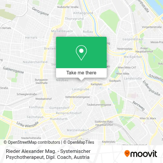 Rieder Alexander Mag. - Systemischer Psychotherapeut, Dipl. Coach map