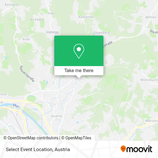 Select Event Location map