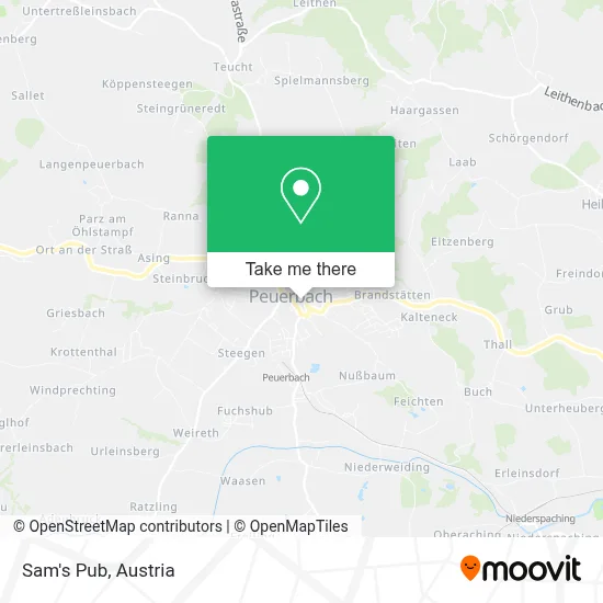 Sam's Pub map