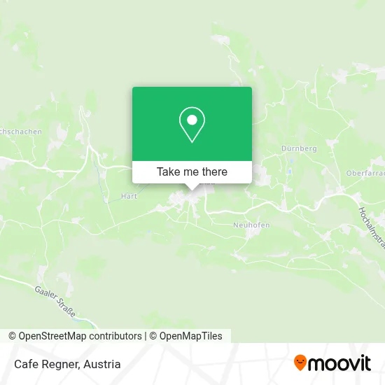 Cafe Regner map