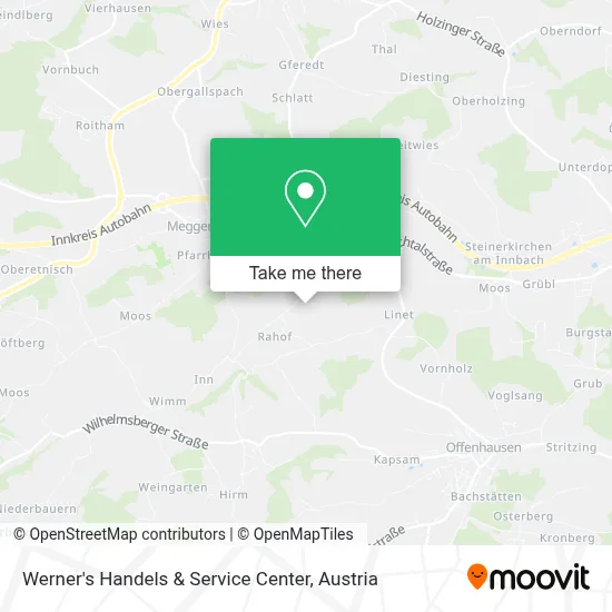 Werner's Handels & Service Center map
