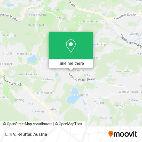 Lilli V. Reutter map