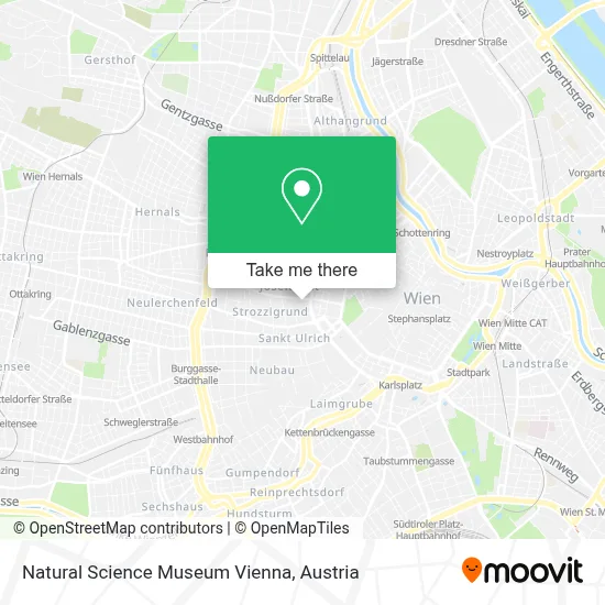 Natural Science Museum Vienna map