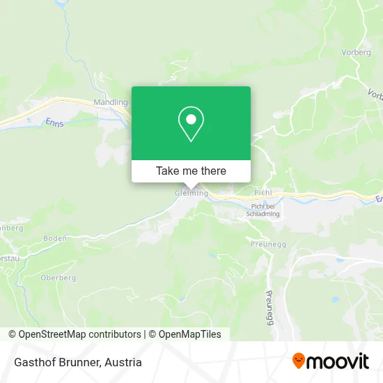 Gasthof Brunner map