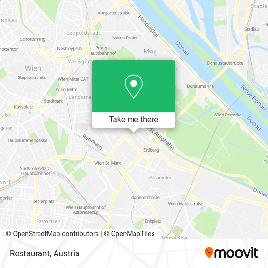 Restaurant map
