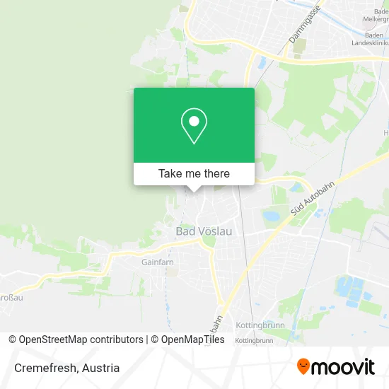 Cremefresh map