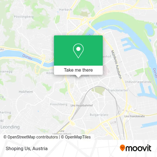 Shoping Us map