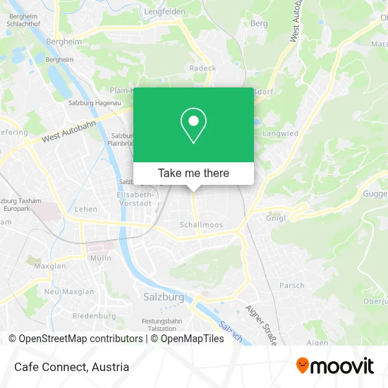 Cafe Connect map