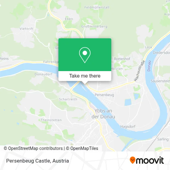 Persenbeug Castle map