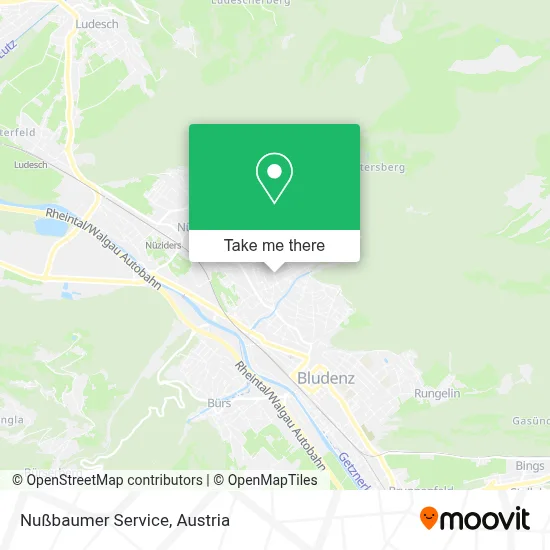 Nußbaumer Service map