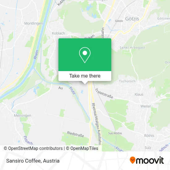Sansiro Coffee map