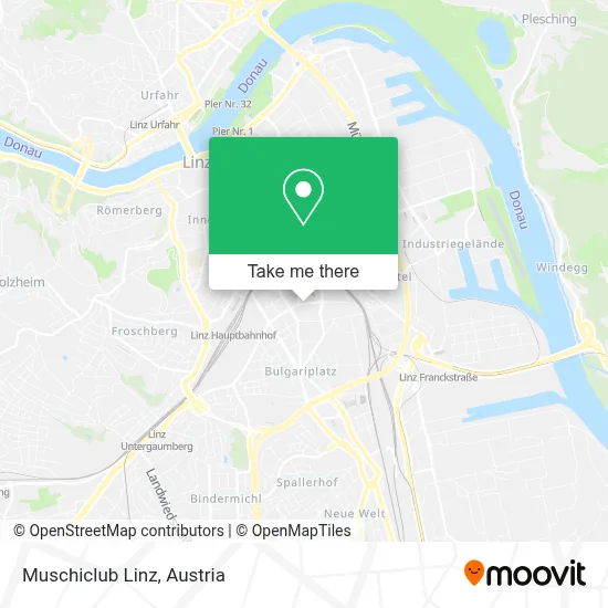 Muschiclub Linz map