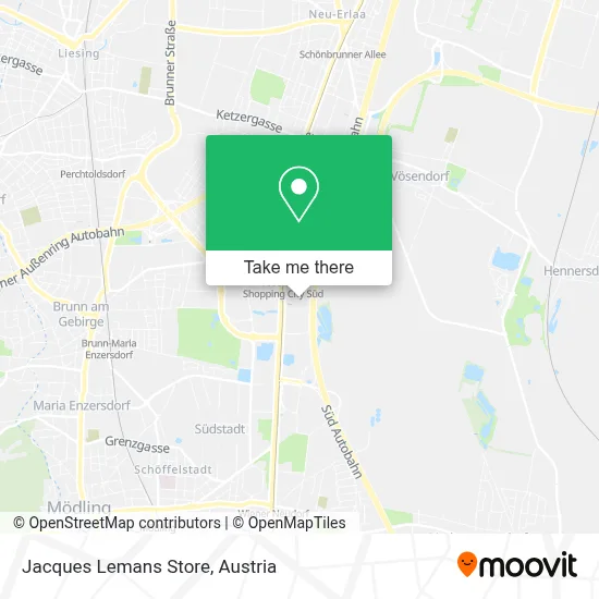 Jacques Lemans Store map