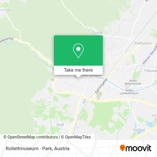 Rollettmuseum - Park map