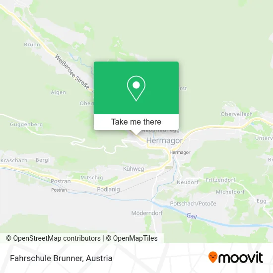 Fahrschule Brunner map