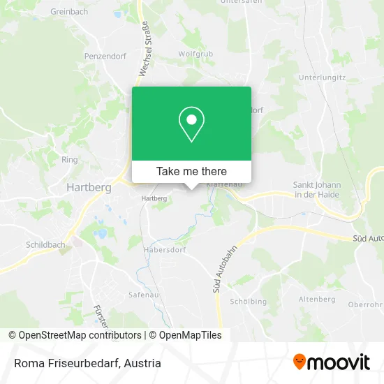 Roma Friseurbedarf map