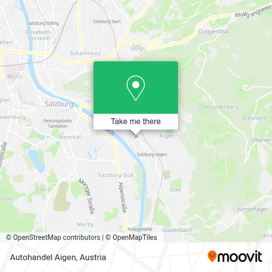 Autohandel Aigen map