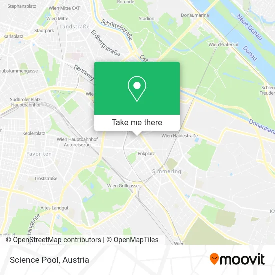 Science Pool map