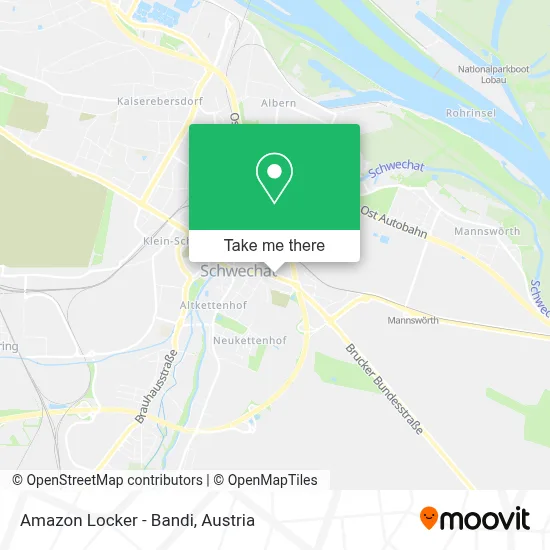Amazon Locker - Bandi map